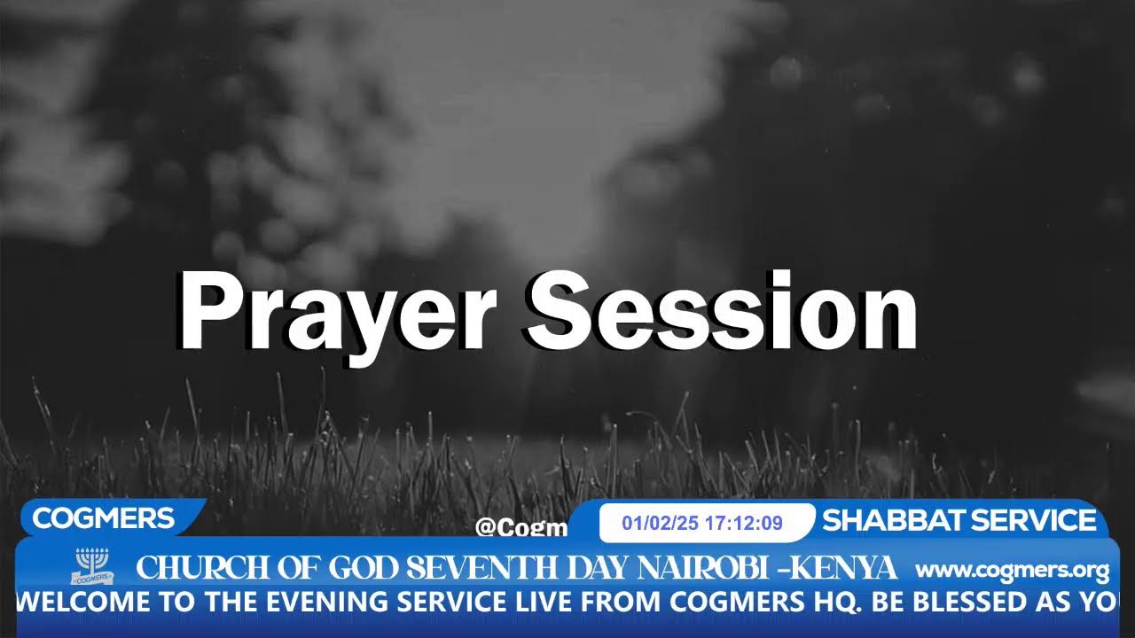 SHABBAT SERVICE at Eastleigh COGMERS HQ - 01 02 2025