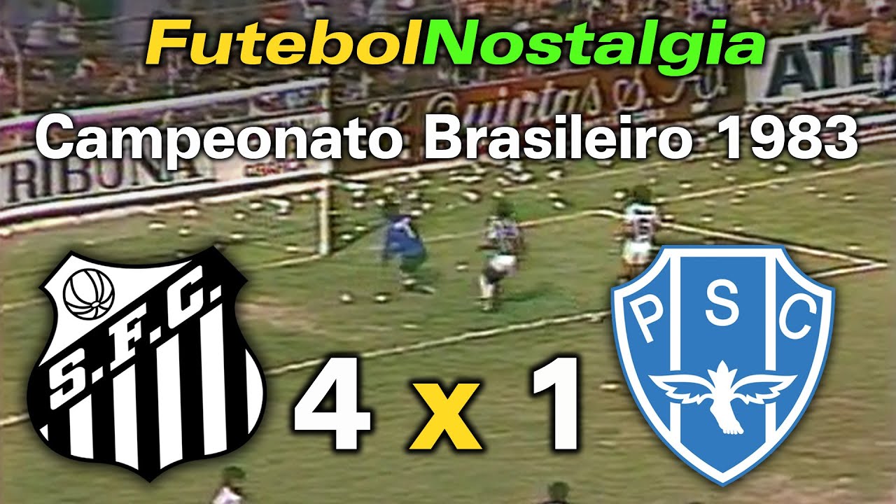 Santos 4 x 1 Paysandu - 20-02-1983 ( Campeonato Brasileiro )