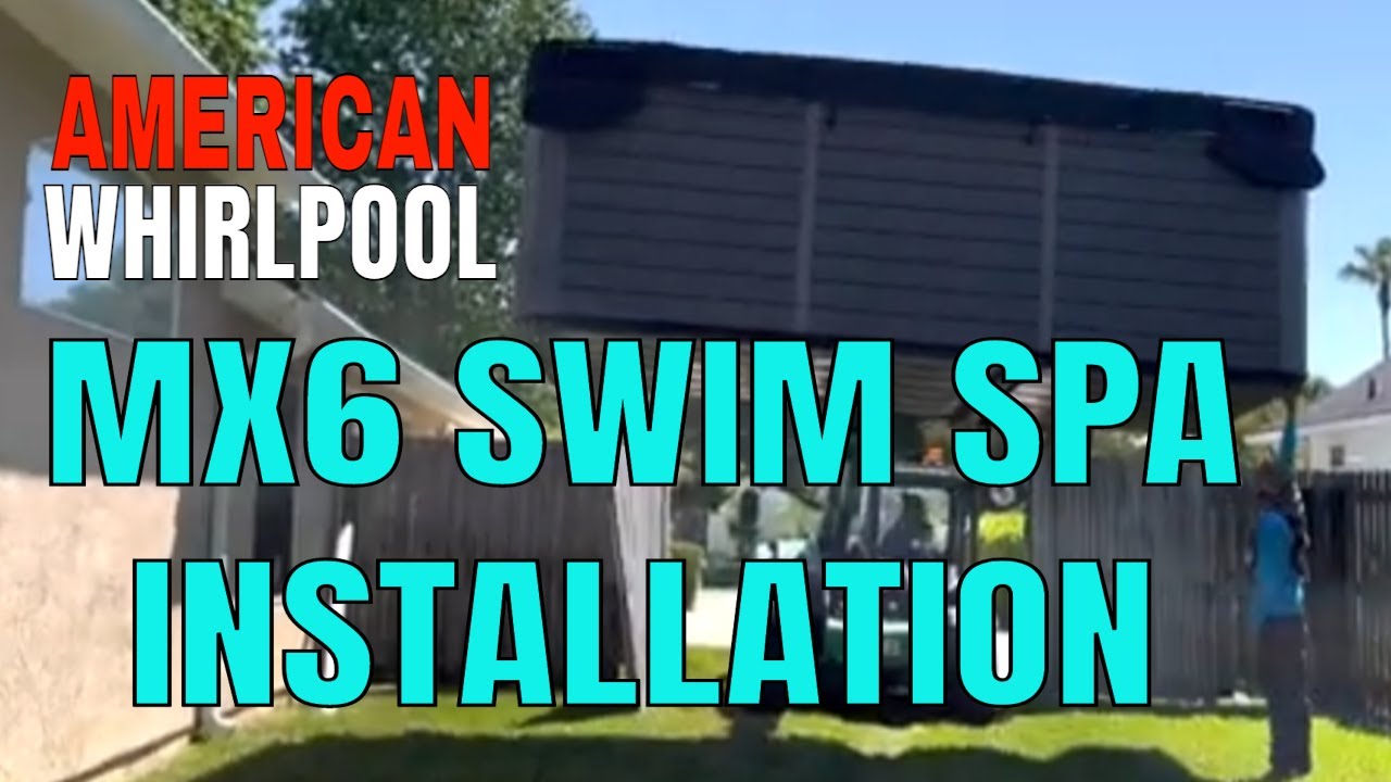 Our American Whirlpool MX6 Swim Spa Install By Welton Pool & Spa Pt 1 (Read Caption👇)
