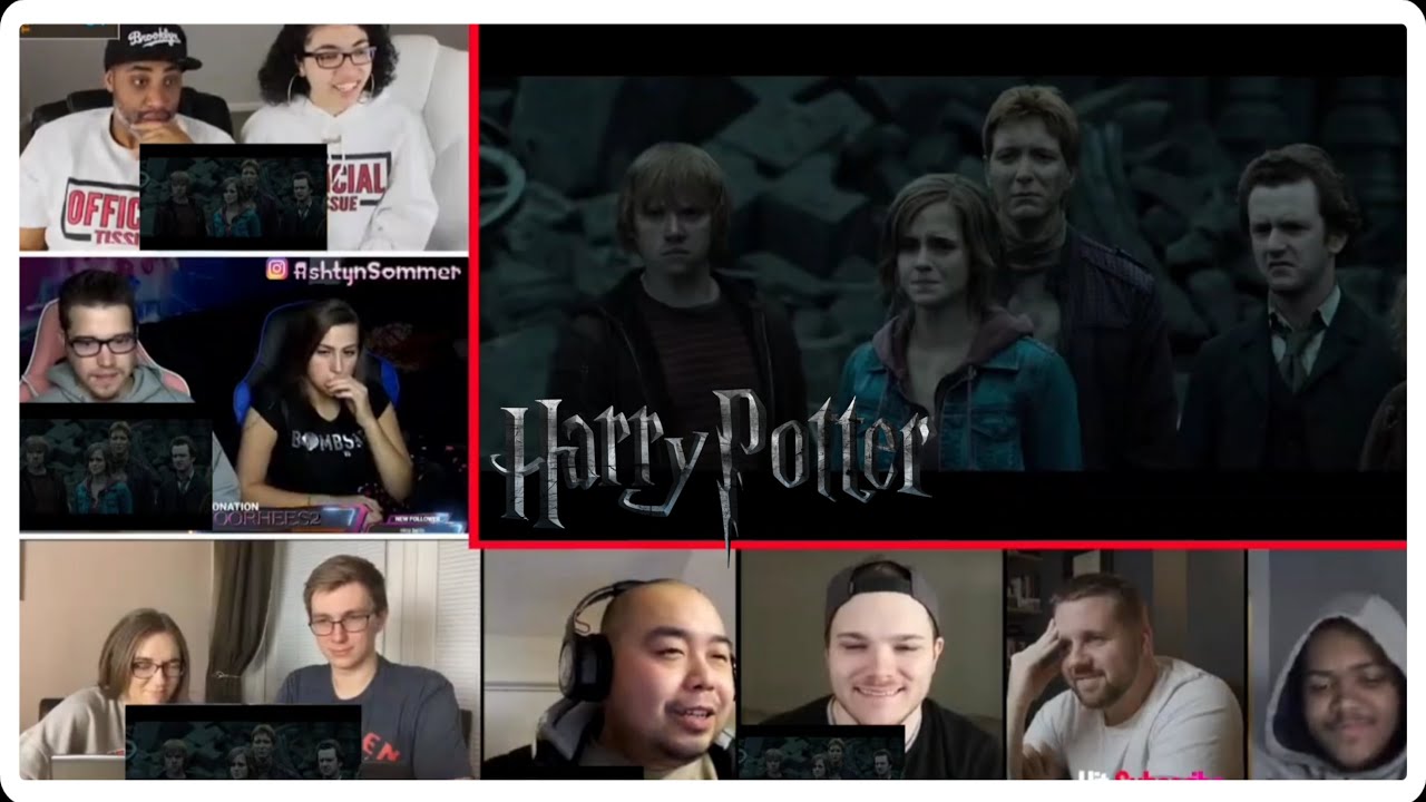 Harry Potter Death Scene Reaction Mashup | Harry Potter And Deathly Hallows Part 2