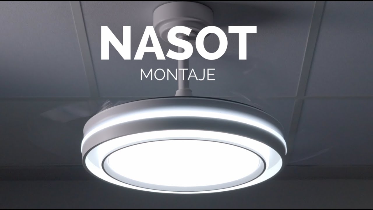 Cómo instalar el ventilador de techo Nasot – CristalRecord | Montaje paso a paso