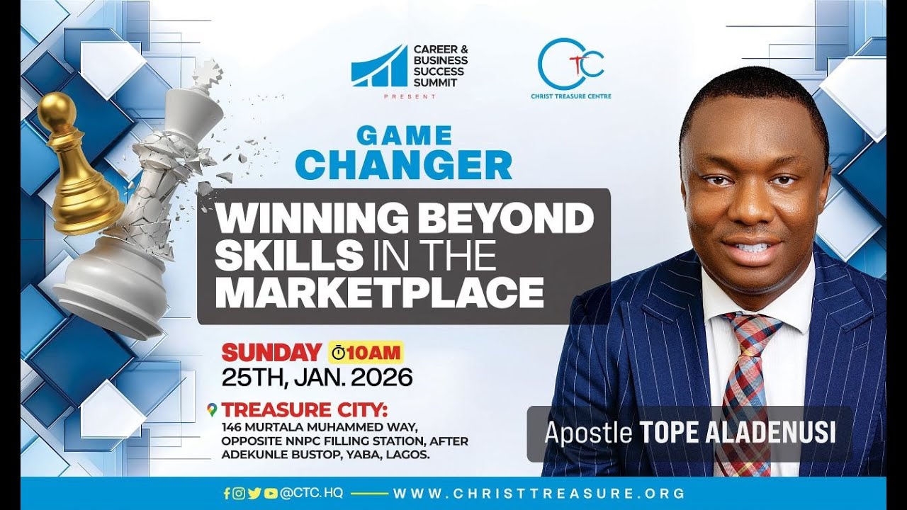 WINNING BEYOND SKILLS IN THE MARKETPLACE || SUNDAY JANUARY 25 2026 || APOSTLE TOPE ALADENUSI