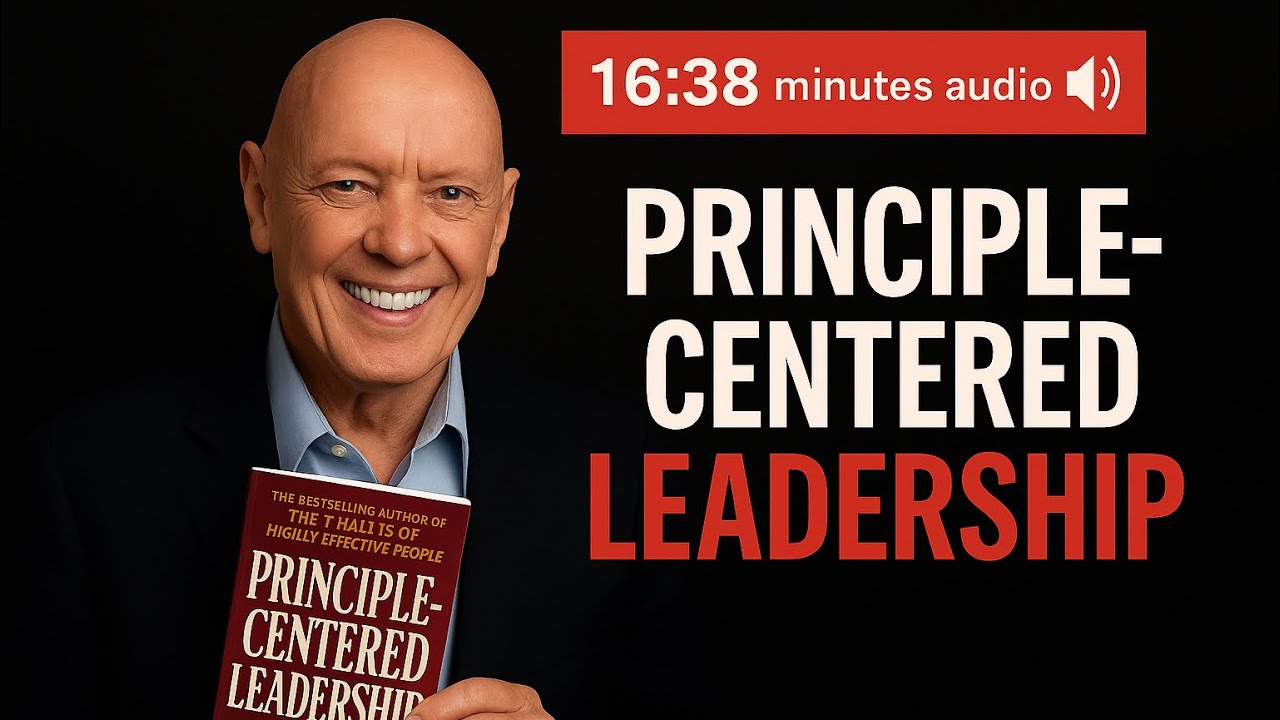 Stephen Covey&rsquo;s Principle-Centered Leadership | Full Audiobook Summary|Learn to lead with integrity