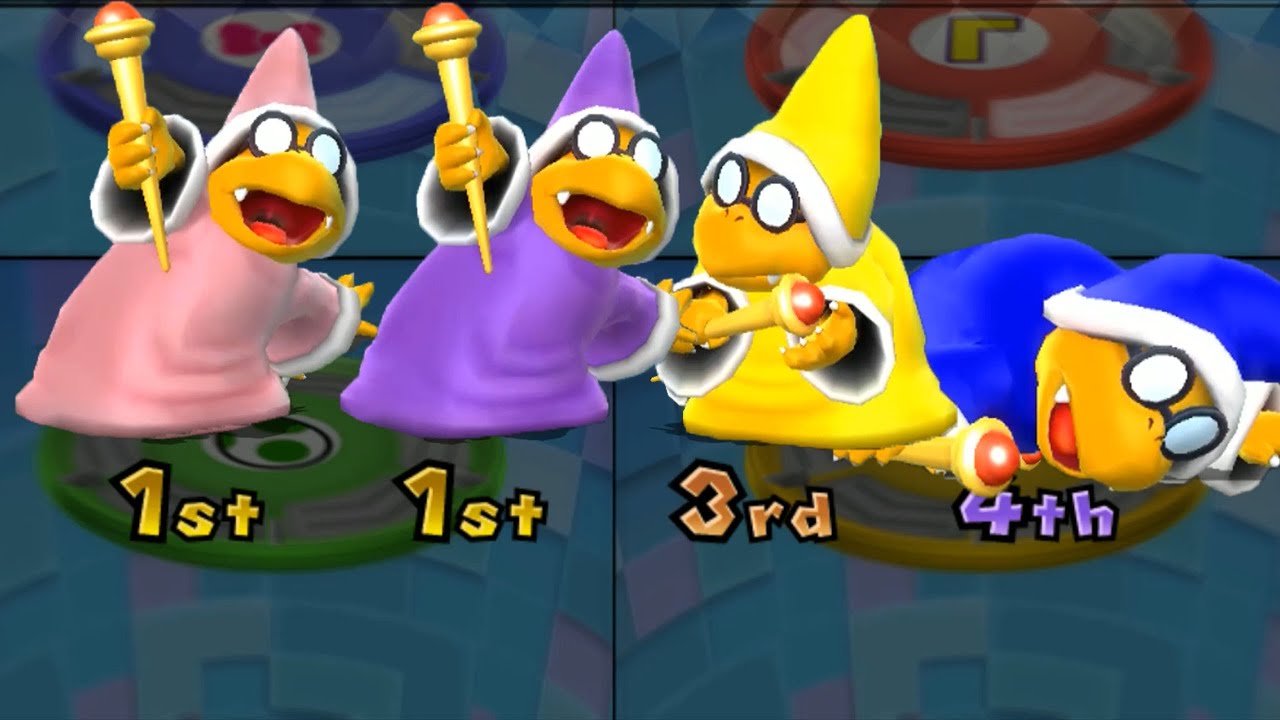 Mario Party 9 Mod - Birdo Vs Waluigi Vs Yoshi Vs Wario #Marioparty9Mod