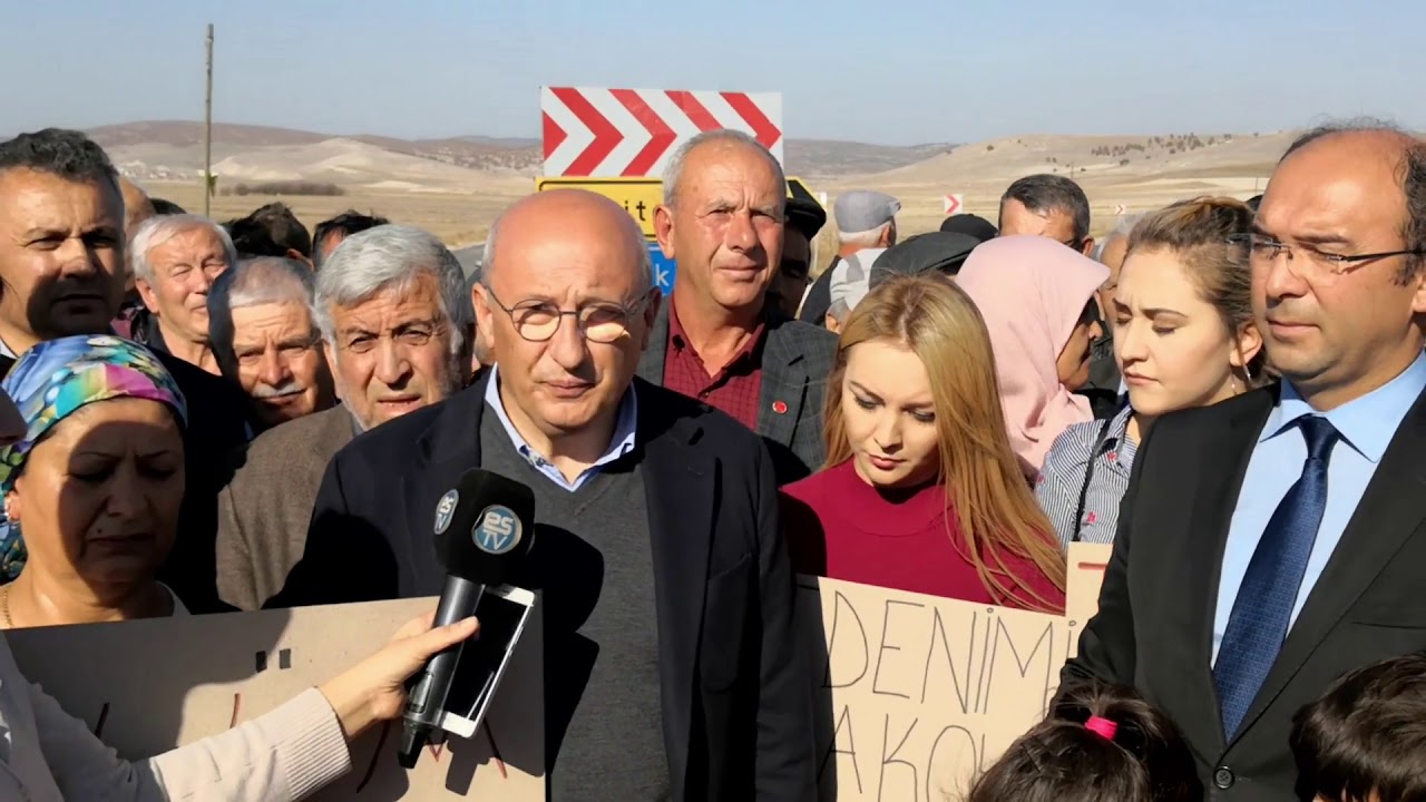 Eskişehir Kırka'da yol isyanı