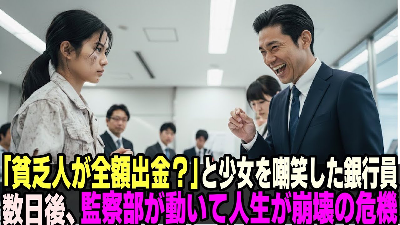 「片親の分際で全額出金？」嘲笑された少女──沈黙を破った“老人の一言”