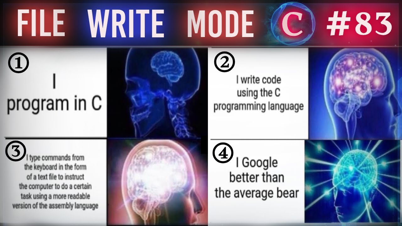 FILE HANDLING - WRITE MODE | C Language Tutorial (Hindi Version) | #83 | Arpit Katiyar