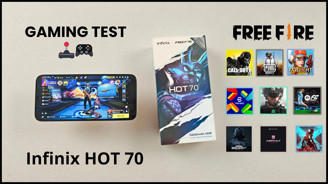 Infinix HOT 70 Gaming Test / Battery Test