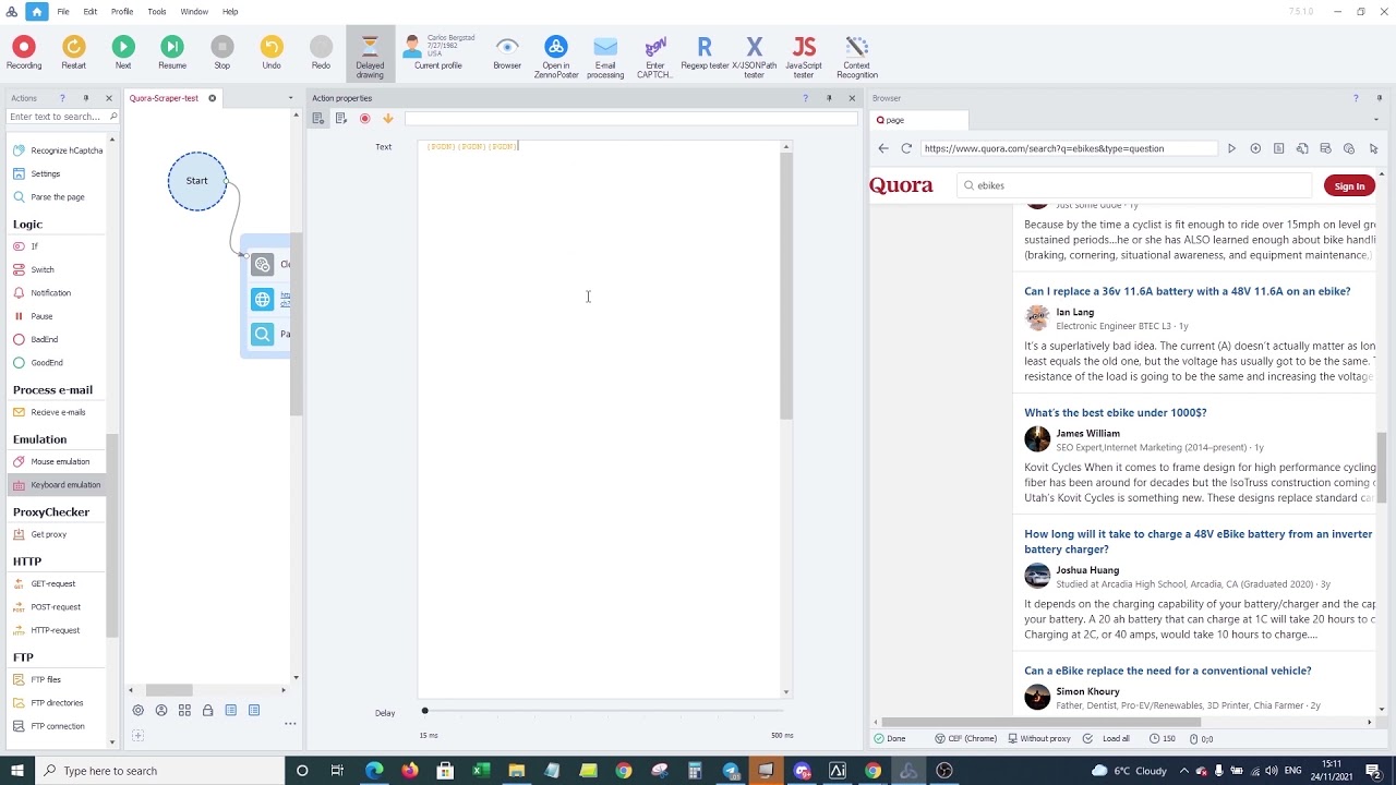 zennoposter project maker overview | Quora Scraper
