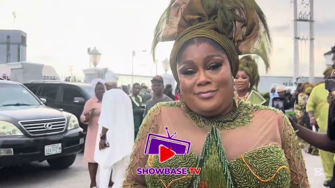 POPULAR FACES AT IYABO OJO DAUGHTER WEDDING