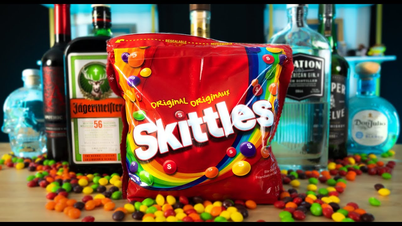 Skittles на 8 разных видах алкоголя: что вкуснее всего?