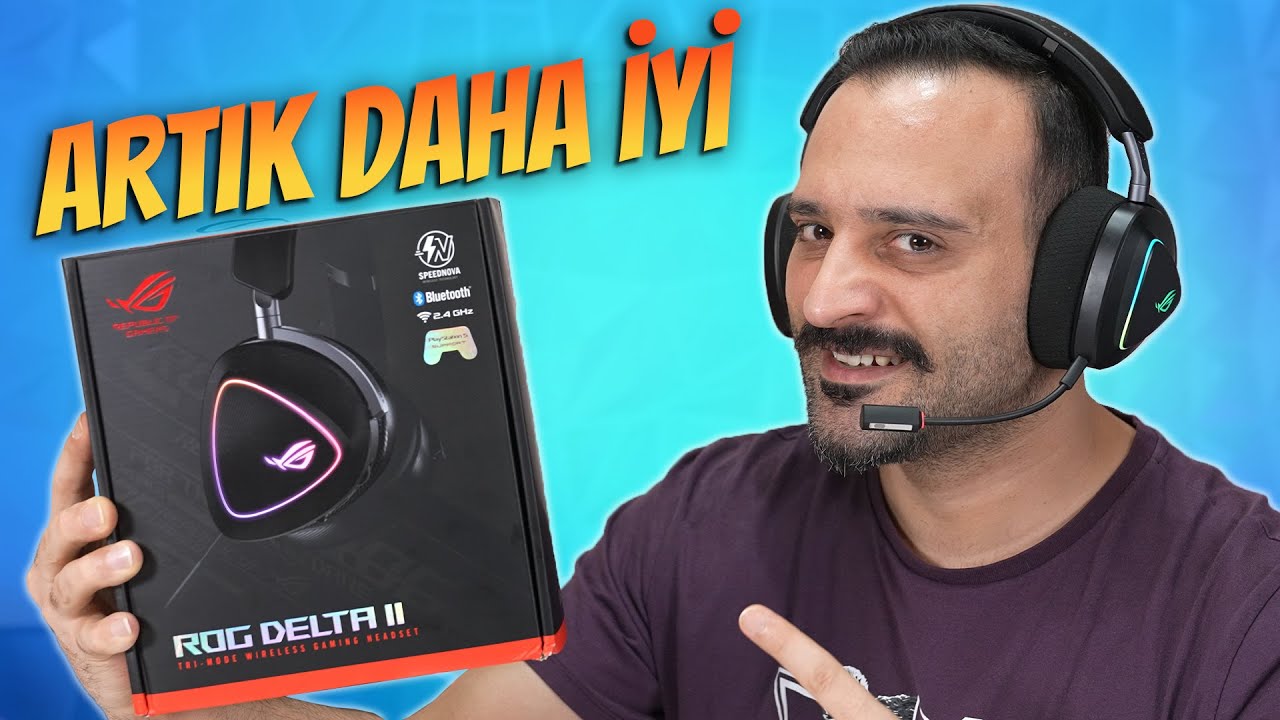 Düşman Çatlatan Kablosuz Oyuncu Kulaklığı ROG DELTA 2 İnceleme