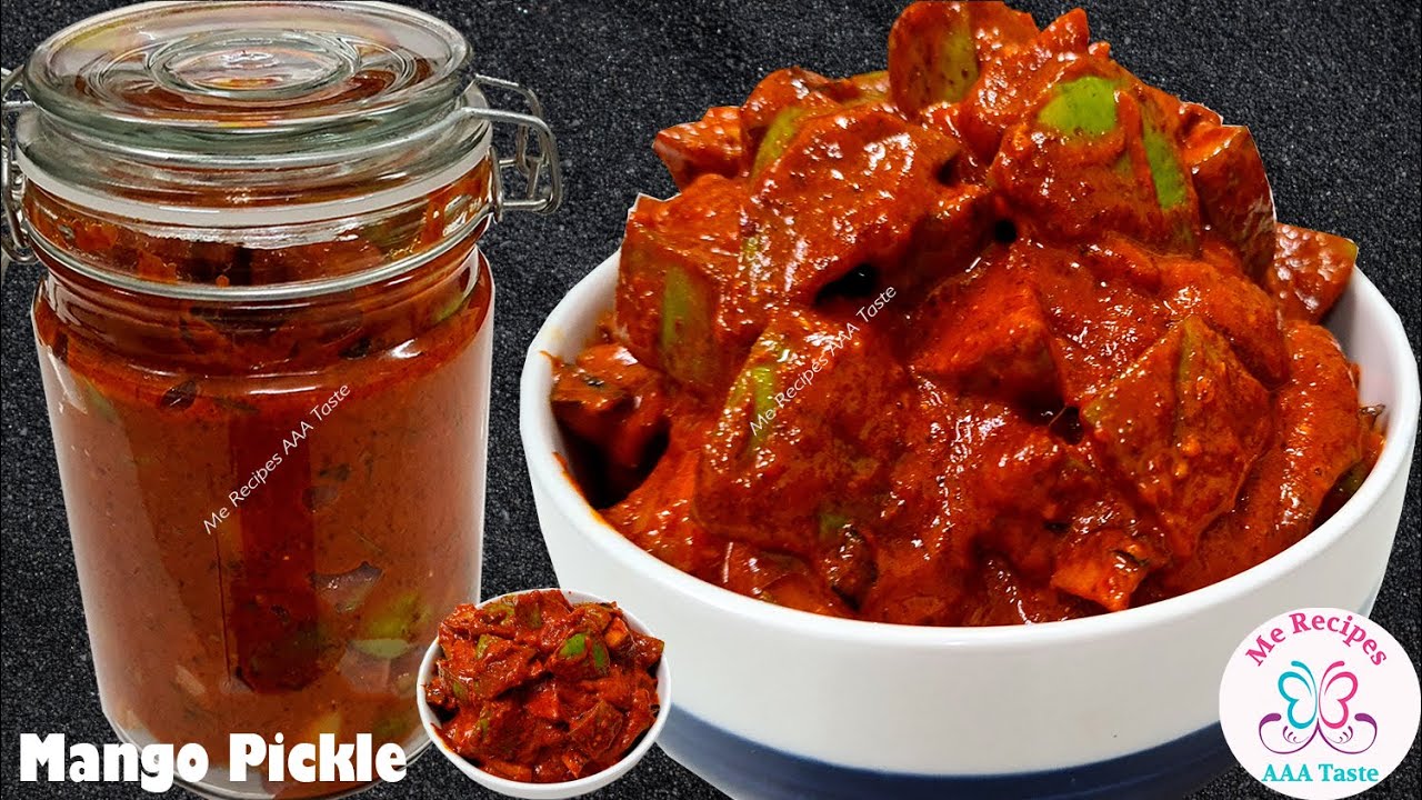Mango Pickle Mangalore Style | Ambyache Lonche | Spicy Mango Pickle Recipe