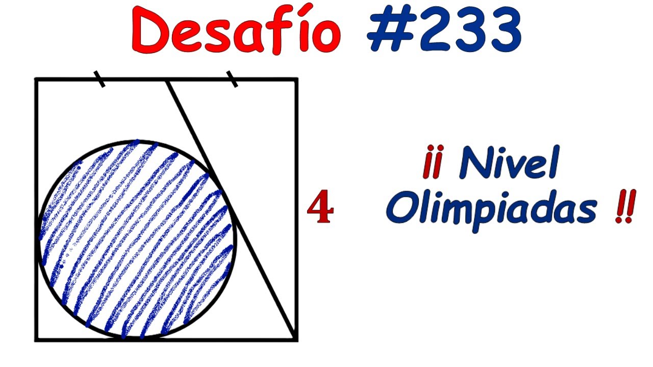 ¡¡ Sorprendente Ejercicio !! Nivel Olimpiadas de Áreas Sombreadas