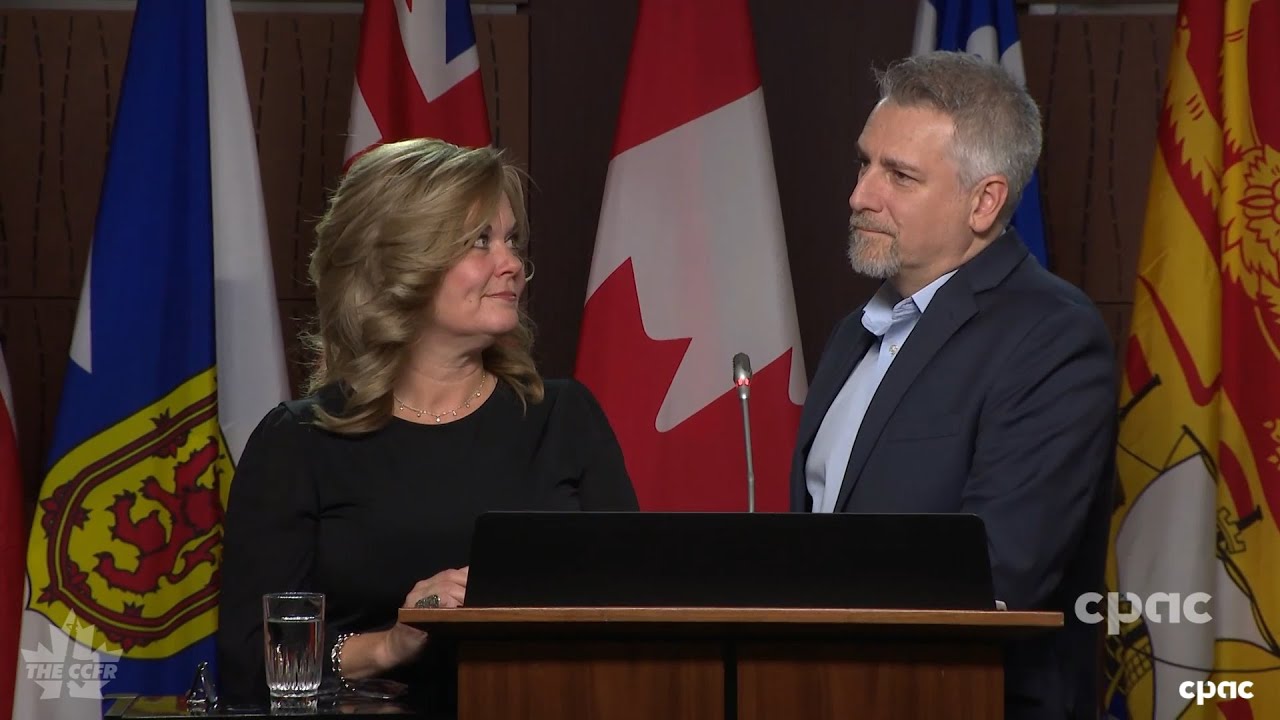 CCFR holds news conference on hunting gun ban amendment to Bill C-21 (Rod Giltaca, Tracey Wilson)