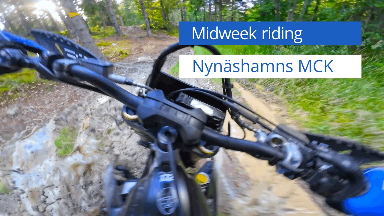 1 varv från dagens körning | YAMAHA WR450F | Swedish Enduro | Nynäshamns MCK