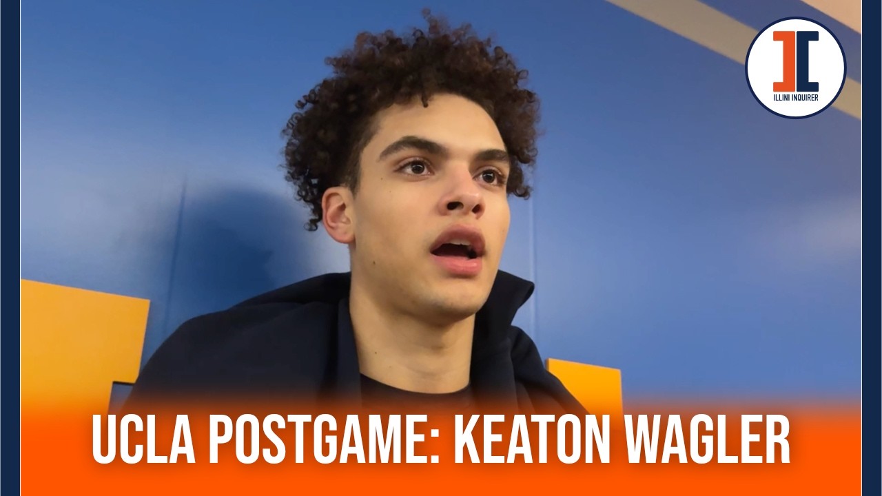 UCLA postgame: Illini guard Keaton Wagler interview