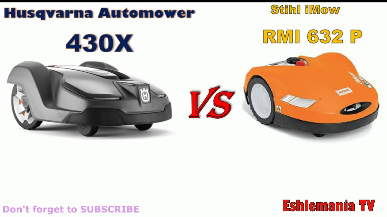 Stihl RMI 632P iMOW vs Husqvarna 430X Automower (Part 1)