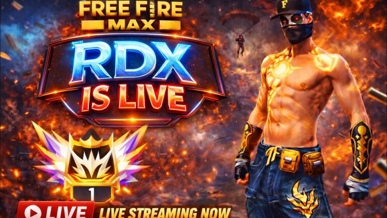 😱HARDEST GUILD TEST EVER 😈🔥| RDX EMPIRE 💀|FREE FIRE MAX LIVE🔴 #freefire #livestream#rdxgamingboy1322
