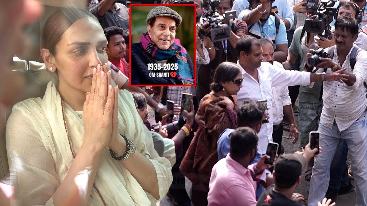 Bollywood Celebrities Rushes to Pawan Hans Crematorium to Say Last Good Bye to Dharmendra ji