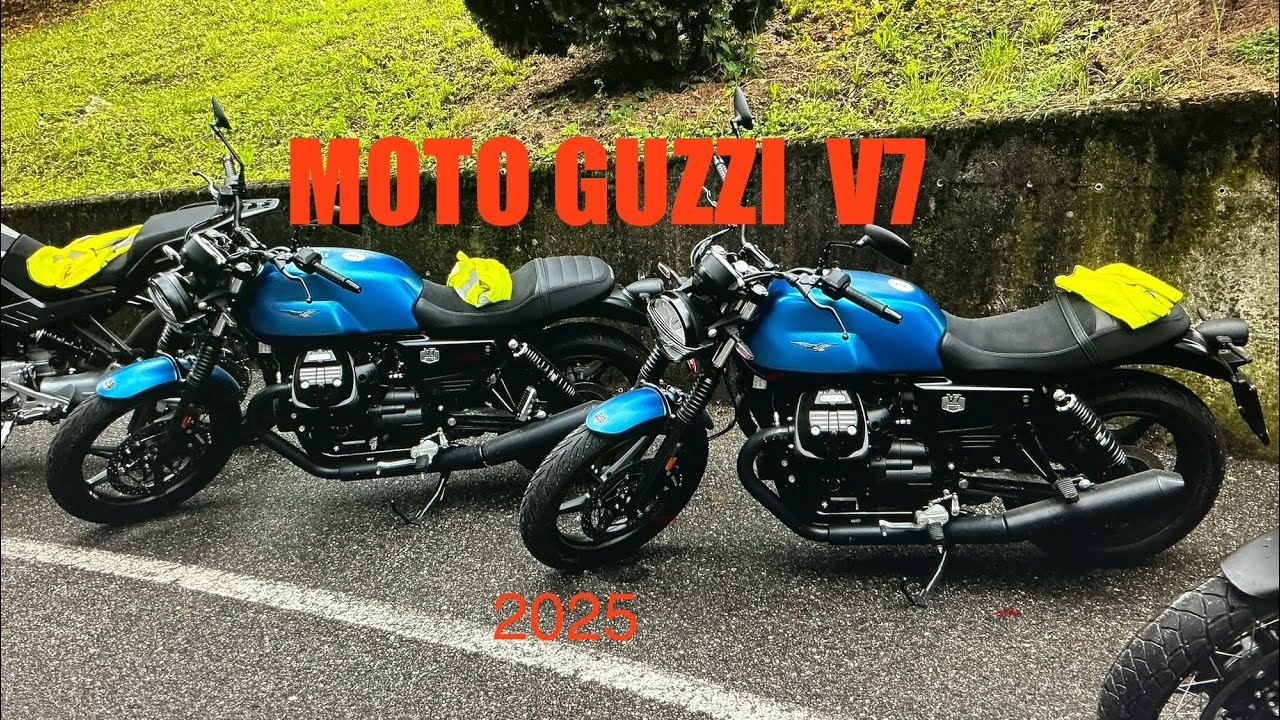 Дорожный тест и обзор Moto Guzzi V7 2025/26 года в Манделло-дель-Ларио