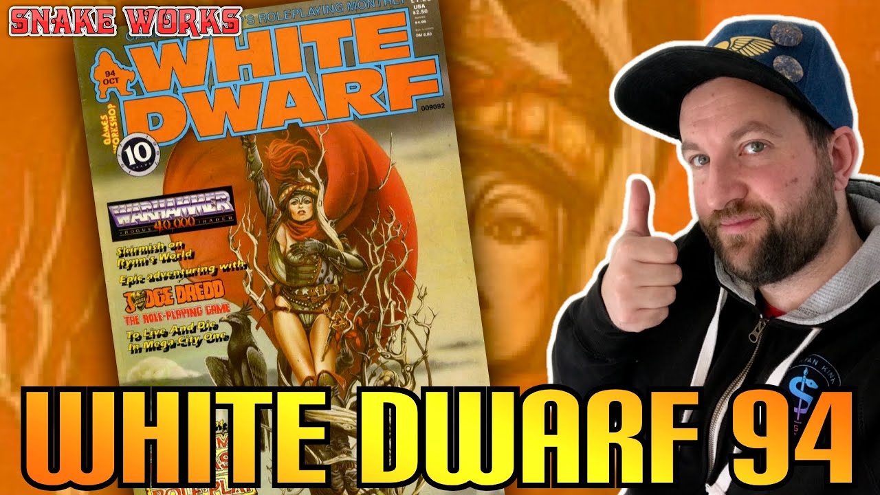 White Dwarf 94 October 1987 Retro Review ft' Space Marines - Rynns World Scenario - Judge Dredd
