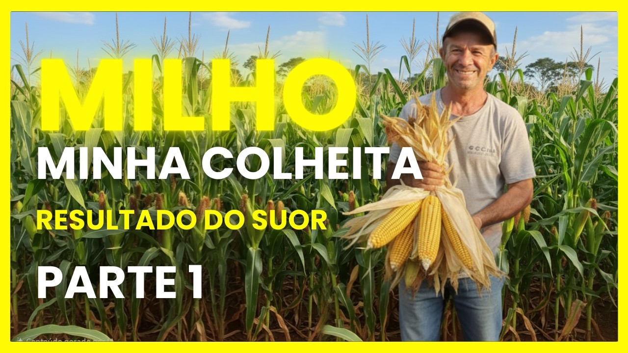 🤠 Tour pelo Milharal: Mostrando a fartura da nossa pequena plantação!