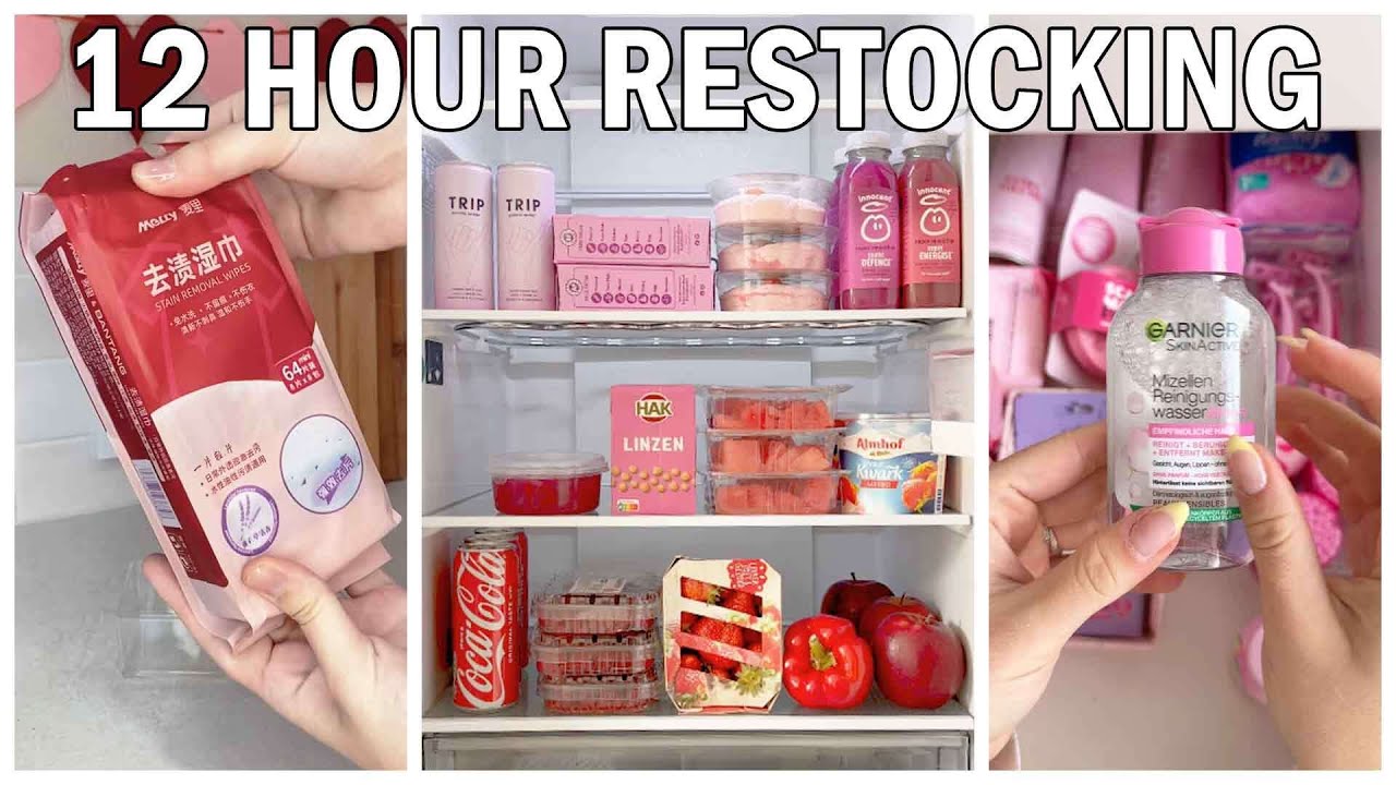 12 Hours Of Restocking/Organizing/Cleaning ASMR Videos To Fall Asleep To