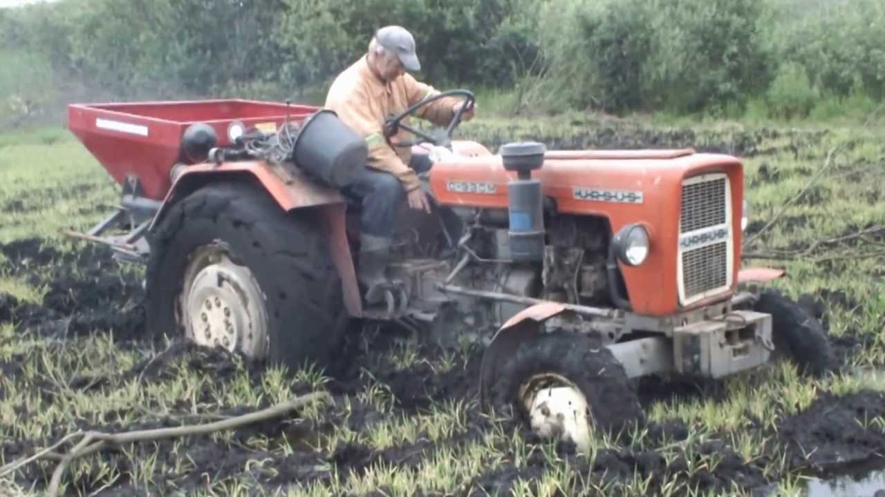 Ursus C-330 + rozsiewacz I Wpadka 2x I Wyciąganie ZETOR 4340