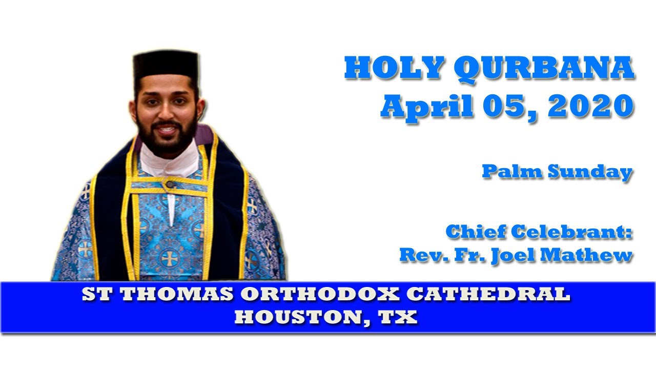 Holy Qurbana | 04/05/2020 I Palm Sunday I Rev. Fr. Joel Mathew