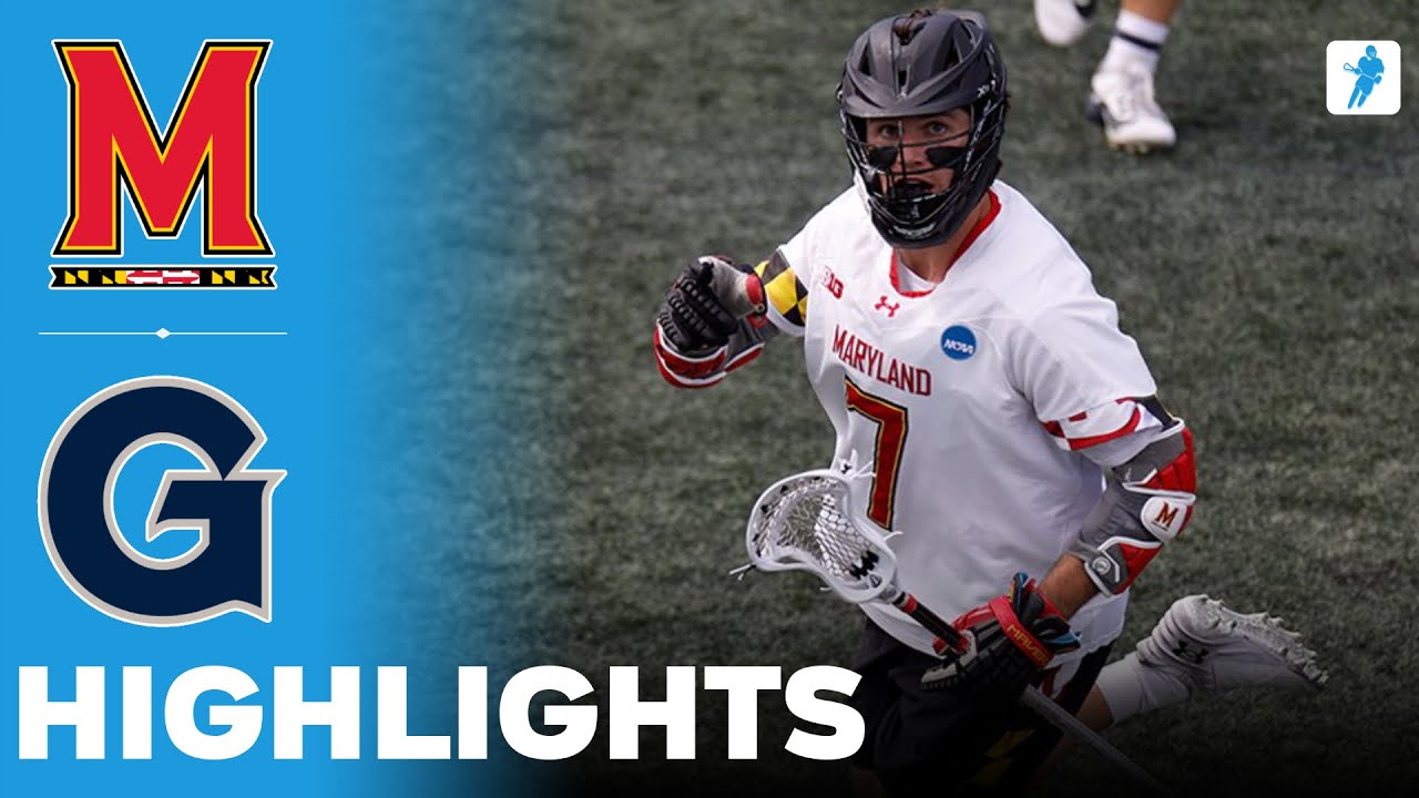 Maryland vs Georgetown | NCAA College Lacrosse | Highlights - May 18, 2025