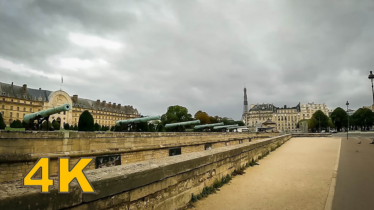 Walking tour in Rue de Grenelle - Paris France 4K