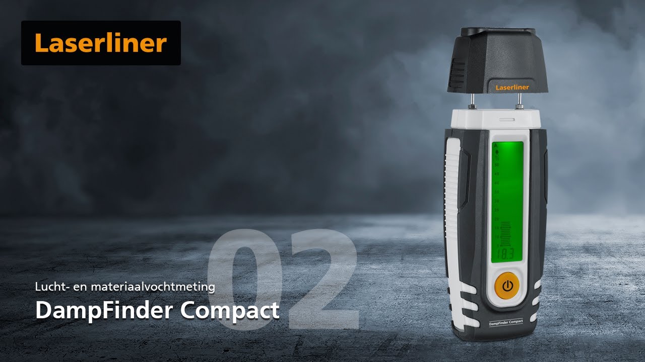 Lucht- en materiaalvochtmeting - Laserliner - DampFinder Compact - 082.015A
