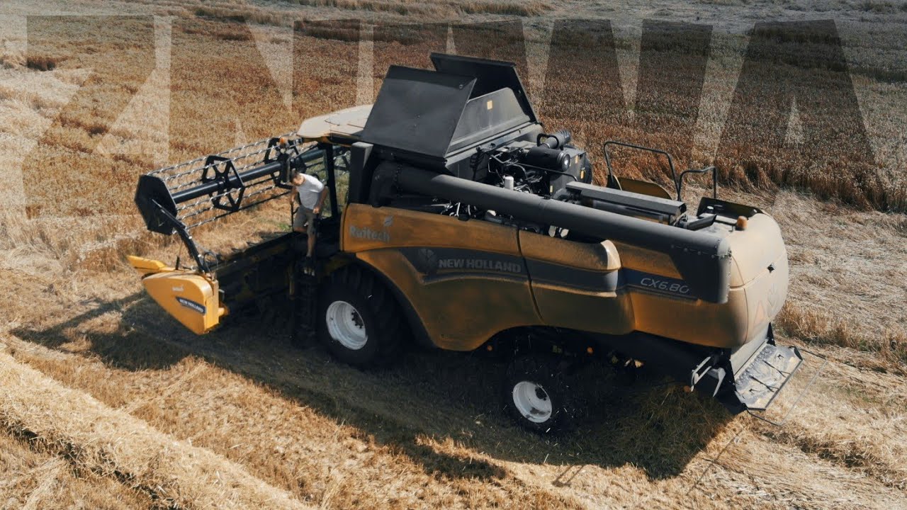 ŻNIWA NA ZIEMI LUBUSKIEJ ✓ PSZENICA 2O21 🇵🇱 ☆ New Holland CX 6.80 ☆ DJI Mavic Air ☆ AGRO Wiesniak™