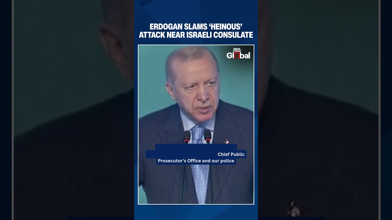 Erdogan Condemns &lsquo;Heinous&rsquo; Attack Near Israeli Consulate, Three Assailants Neutralised | #istanbul