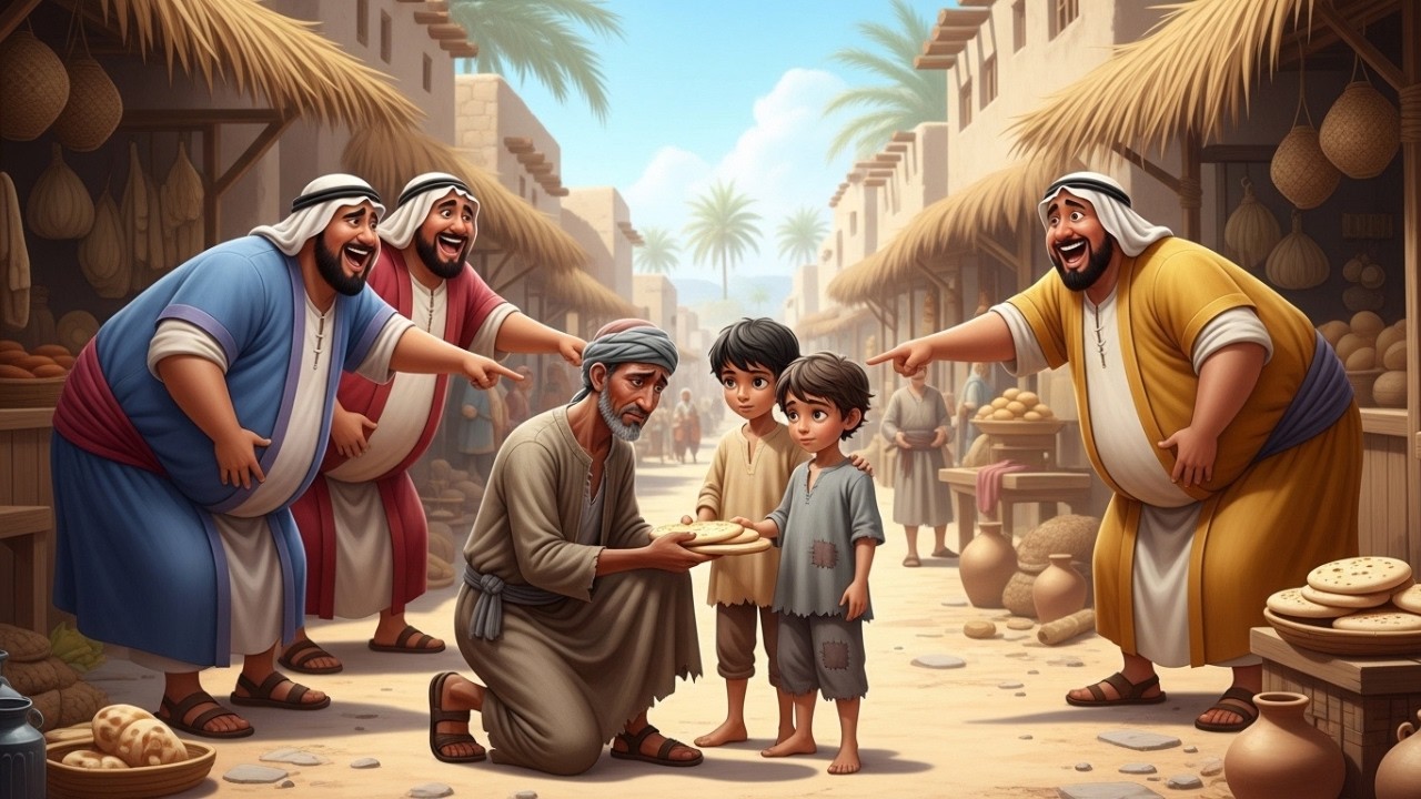 #قصة فقير كان يطعم الأيتام رغم فقره، والأغنياء يسخرون منه، حتى كفاه الله من حيث لم يحتسب