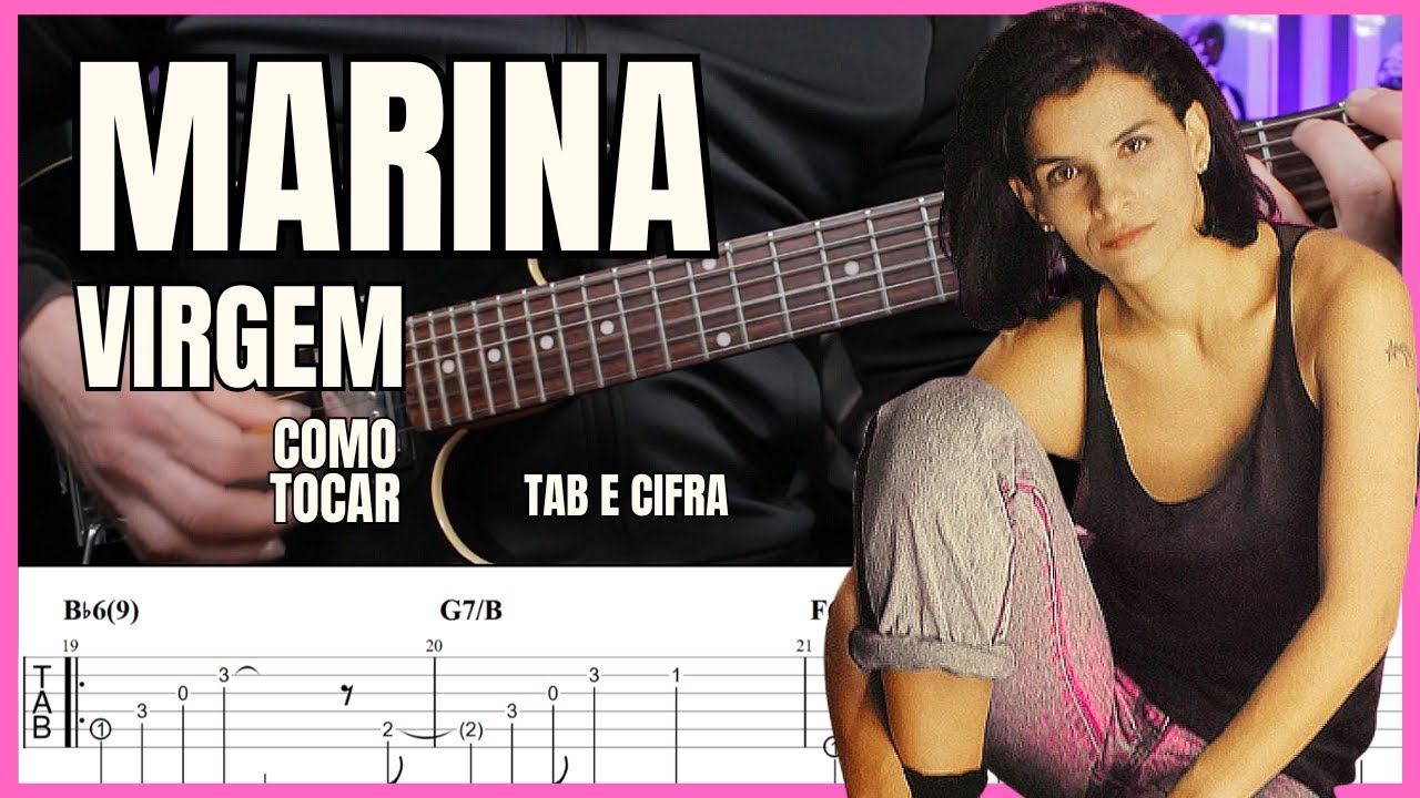 Como Tocar ‘Virgem’ da Marina Lima na Guitarra – Aula Passo a Passo  [Tab e Acordes]
