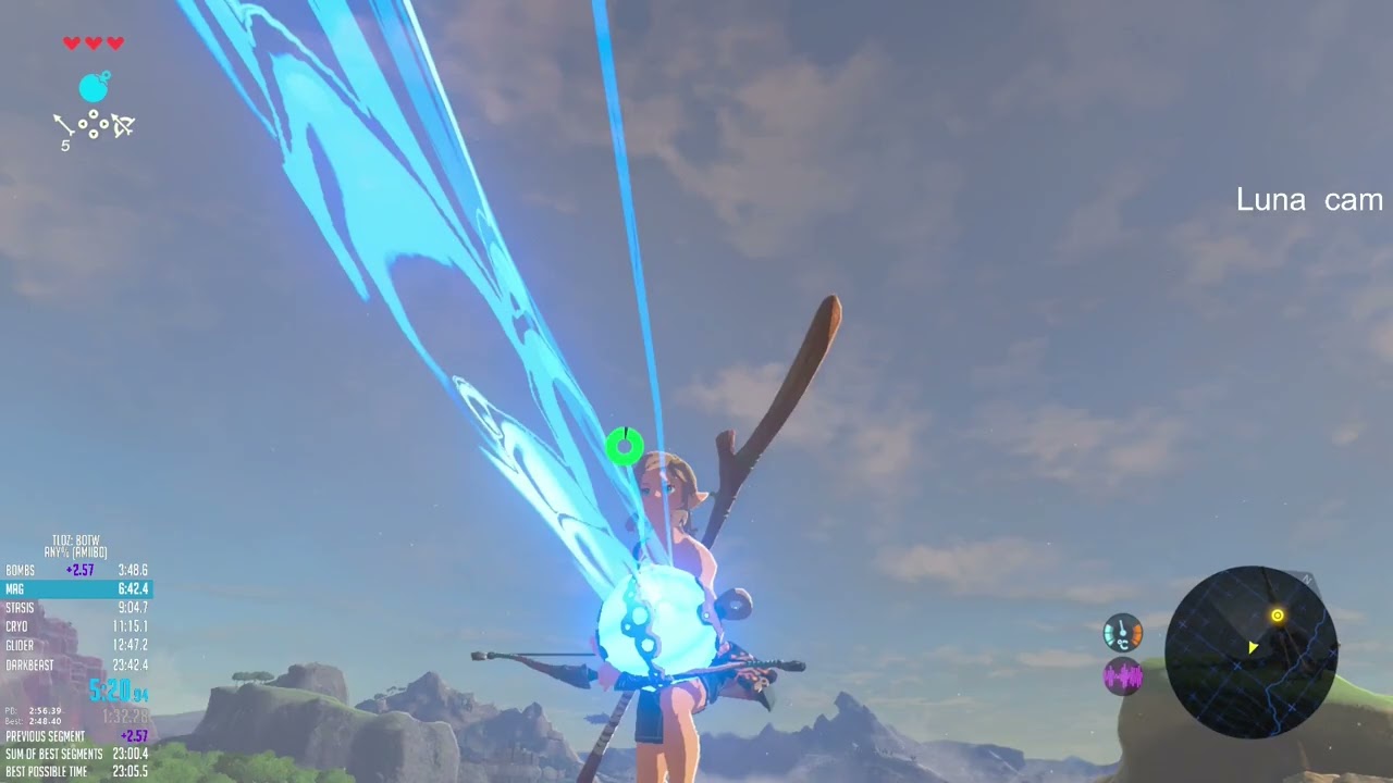 Breath of the Wild Any% in 23:32
