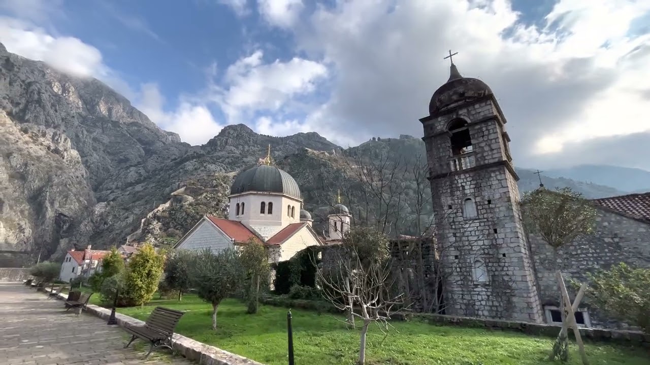 Old Town of Kotor Montenegro, January 2023 - &Scaron;etnja kroz Kotor i kroz stari grad zimi