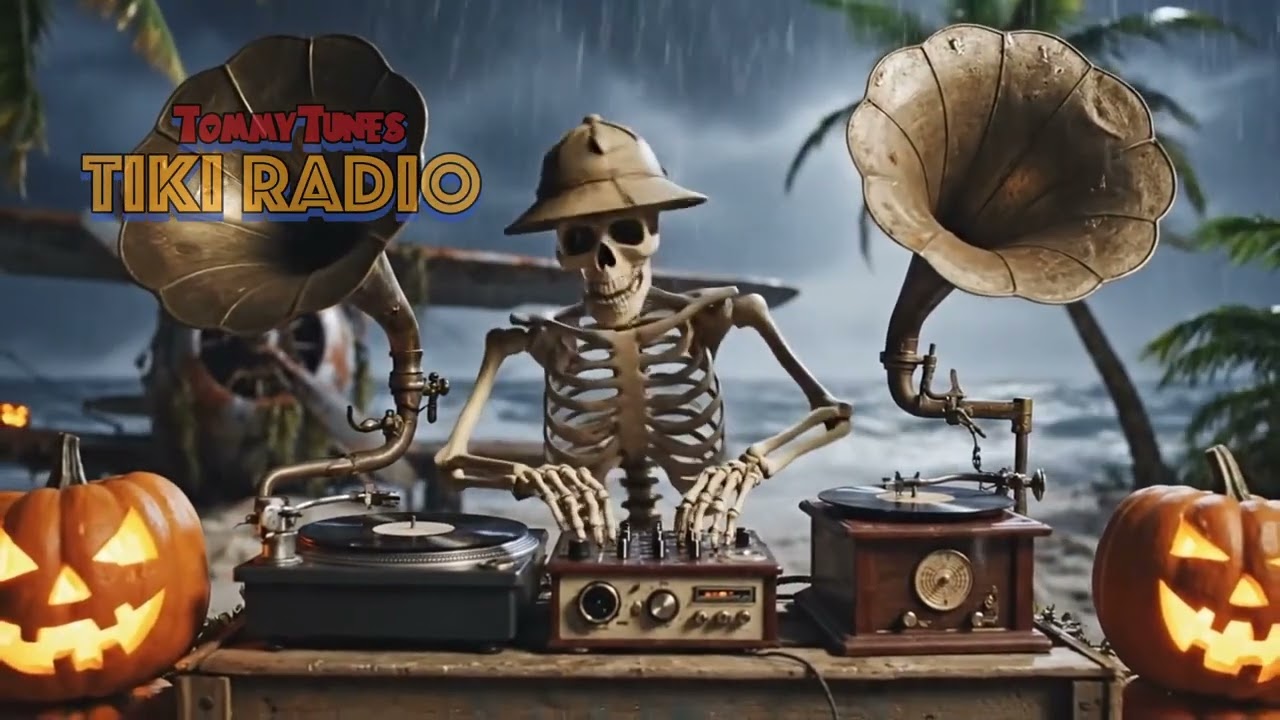 Haunted Tiki Bar 🎃 Halloween Lounge Mix (Spooky Exotica & Retro Vibes)