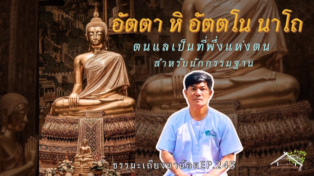 อัตตาหิอัตตโนนาโถ ธรรมะเถียงนาน้อยตอนที่ 245 #ธรรมะ #สมาธิ #สติ #buddha #meditation 