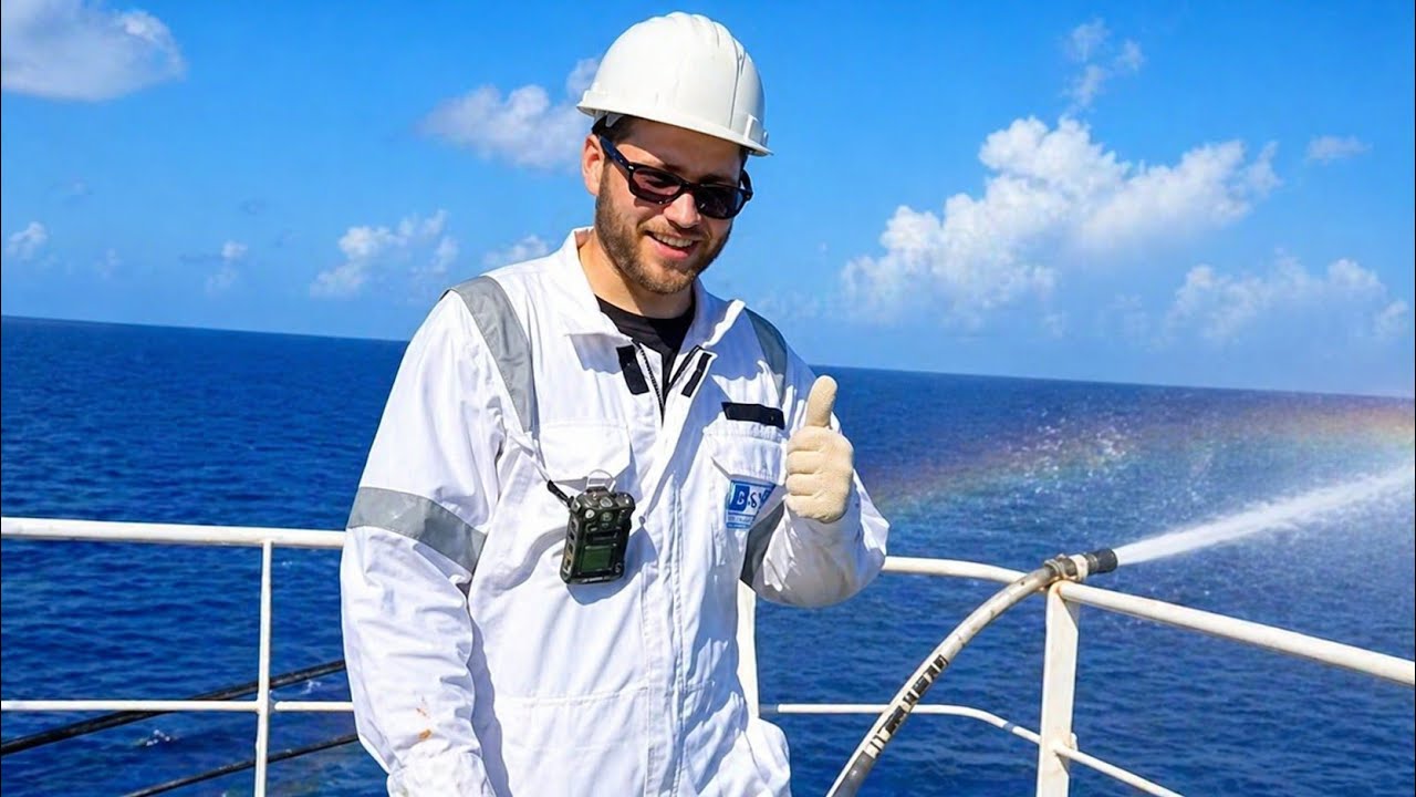 Vetting Inspection on Deck, Oil Tanker