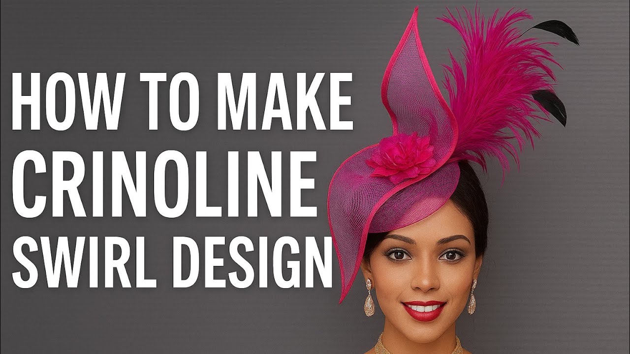 DIY Crinoline swirl Fascinator