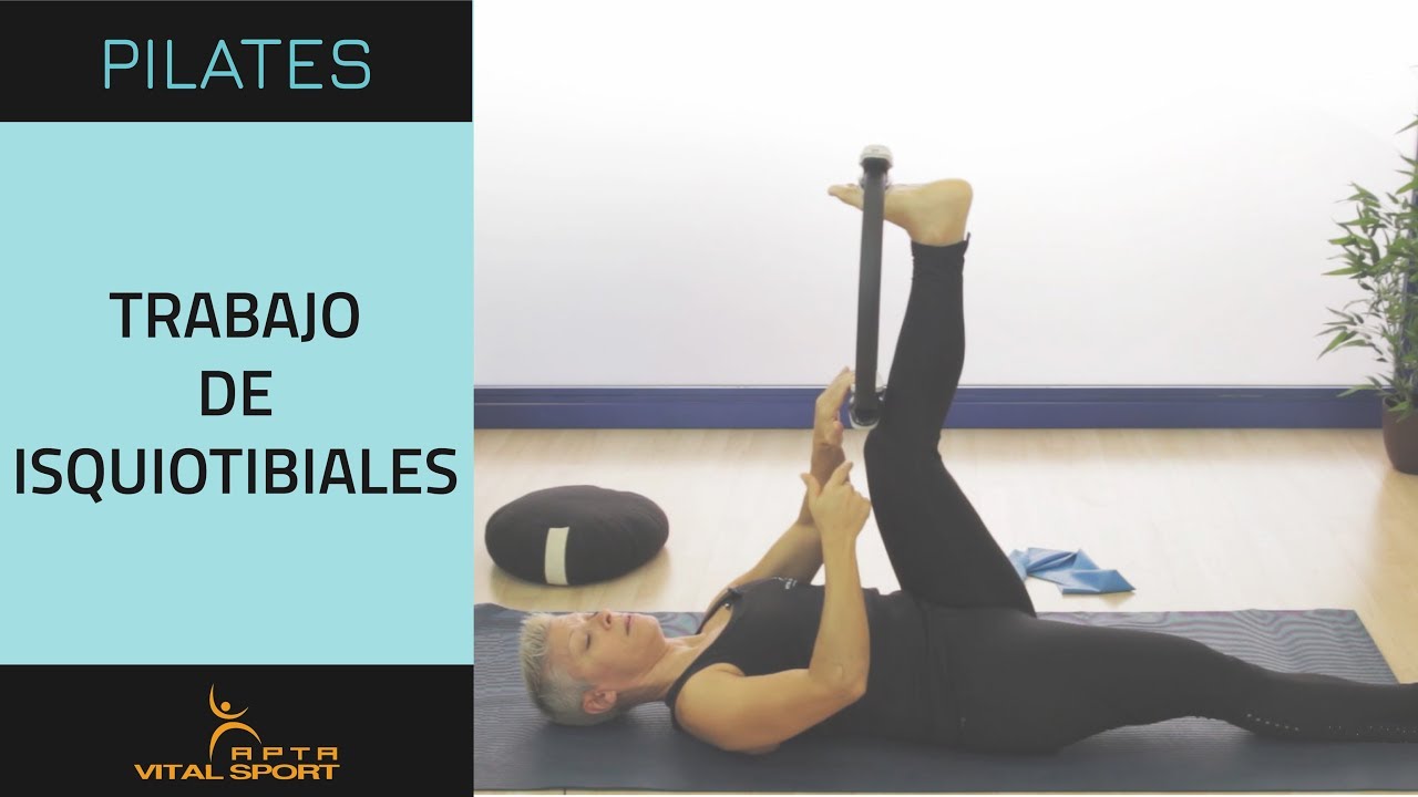 ESTIRAMIENTO y fortalecimiento de ISQUIOTIBIALES en PILATES