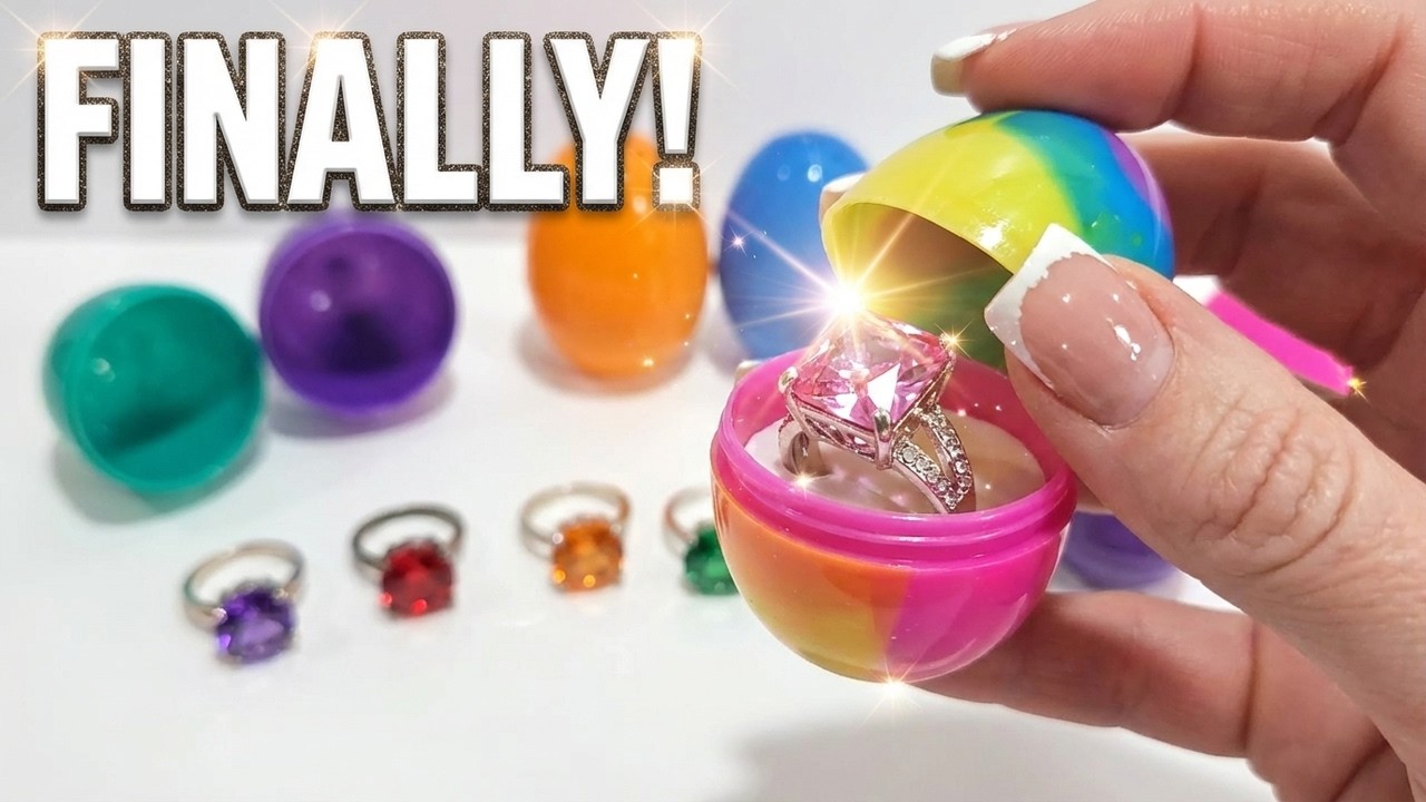 ASMR Surprise Eggs Unboxing | 💍PRECIOUS RINGS COLLECTION ✨