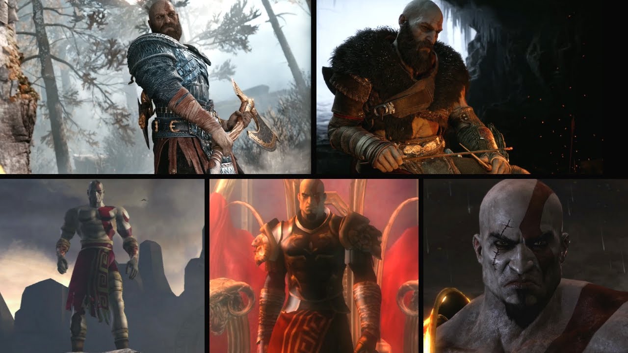 Evolution of Login Cinematic on God of War Games [ 2005 - 2022 ]