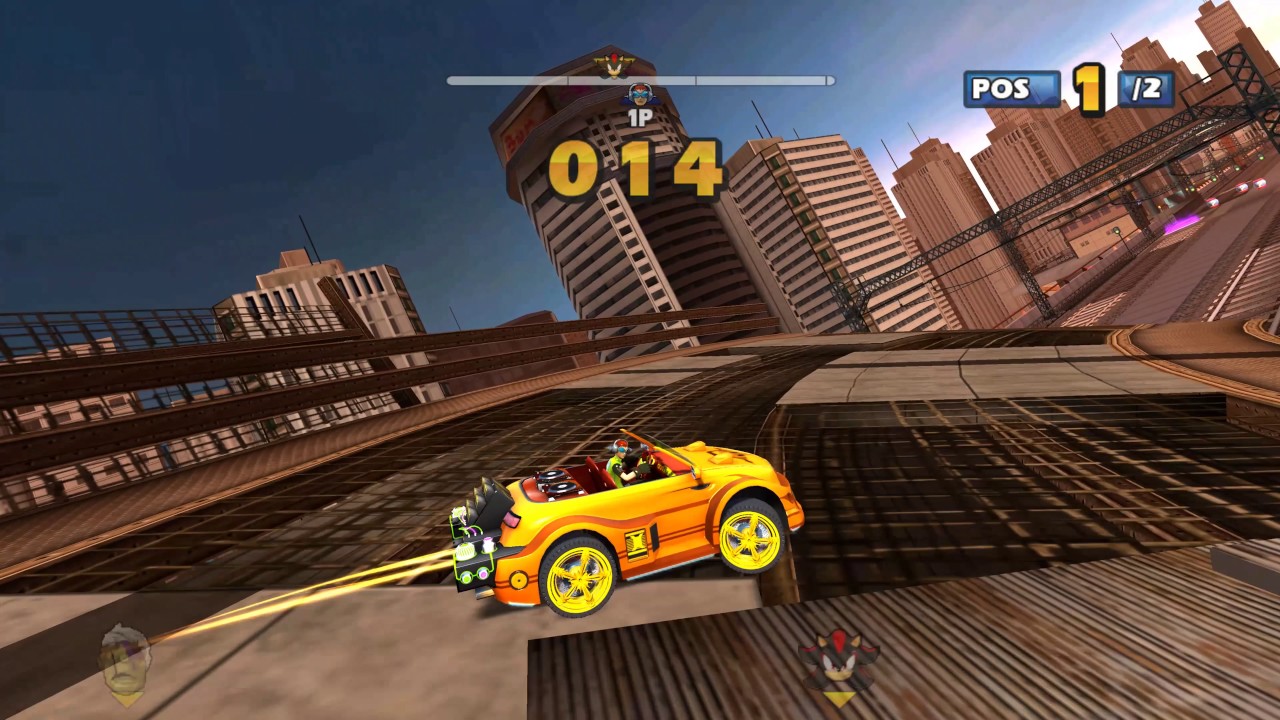 Sonic & Sega all Star Racing missions walkthrough pt 3 4k