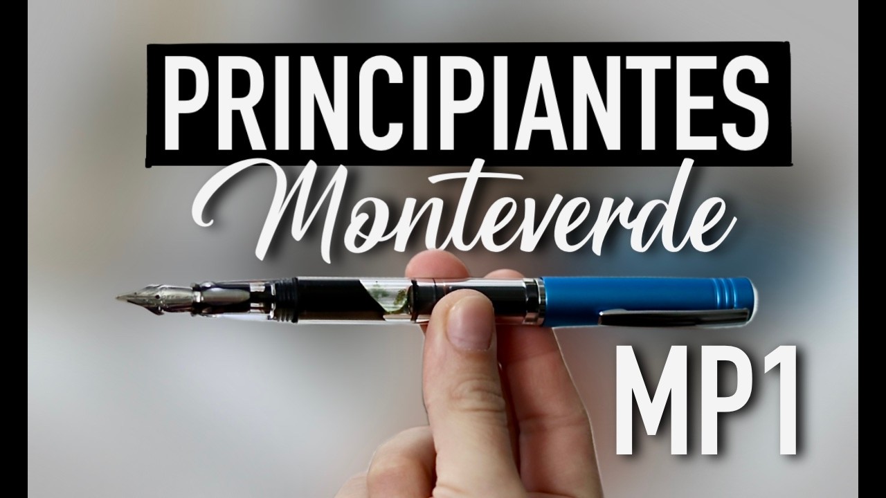 Pluma fuente flexible para principiantes ✍️ - MONTEVERDE MP1 🖋️ Reseña en español