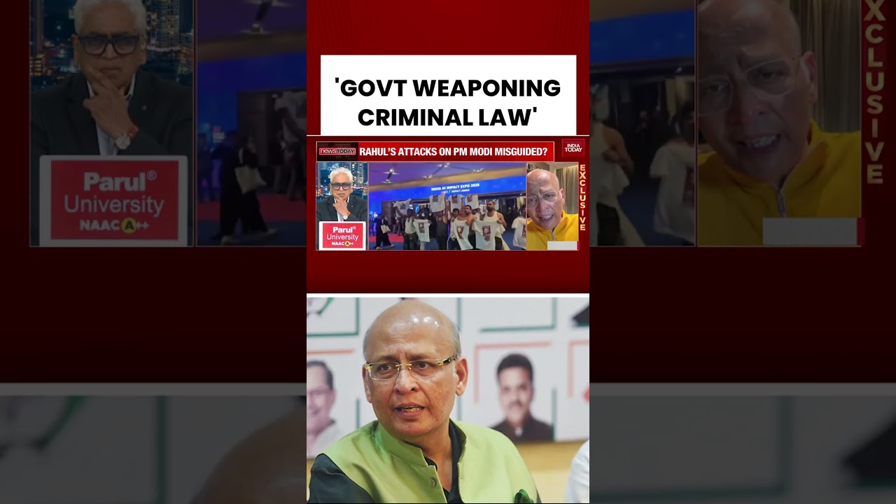 Abhishek Manu Singhvi Slams Govt Over AI Summit Protest Action | Shirtless Protest