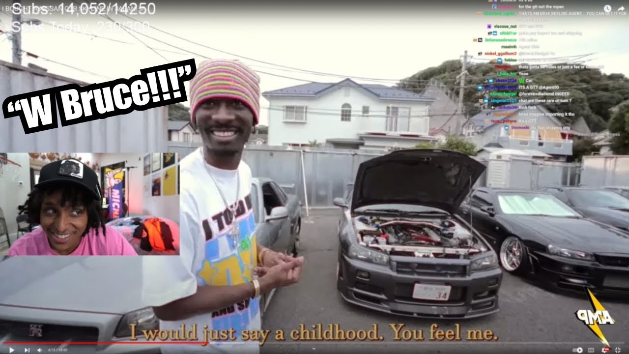 Agent reacts to BruceDropEmOff buying his dream car! (I BOUGHT A NISSAN GTR SKYLINE IN JAPAN 🇯🇵)